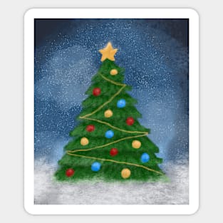 Christmas Tree Sticker